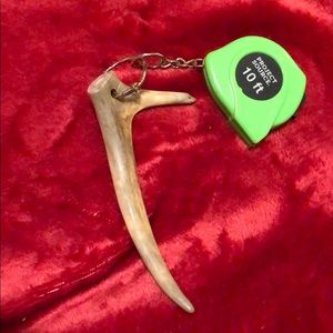 Deer Antler Key Chain